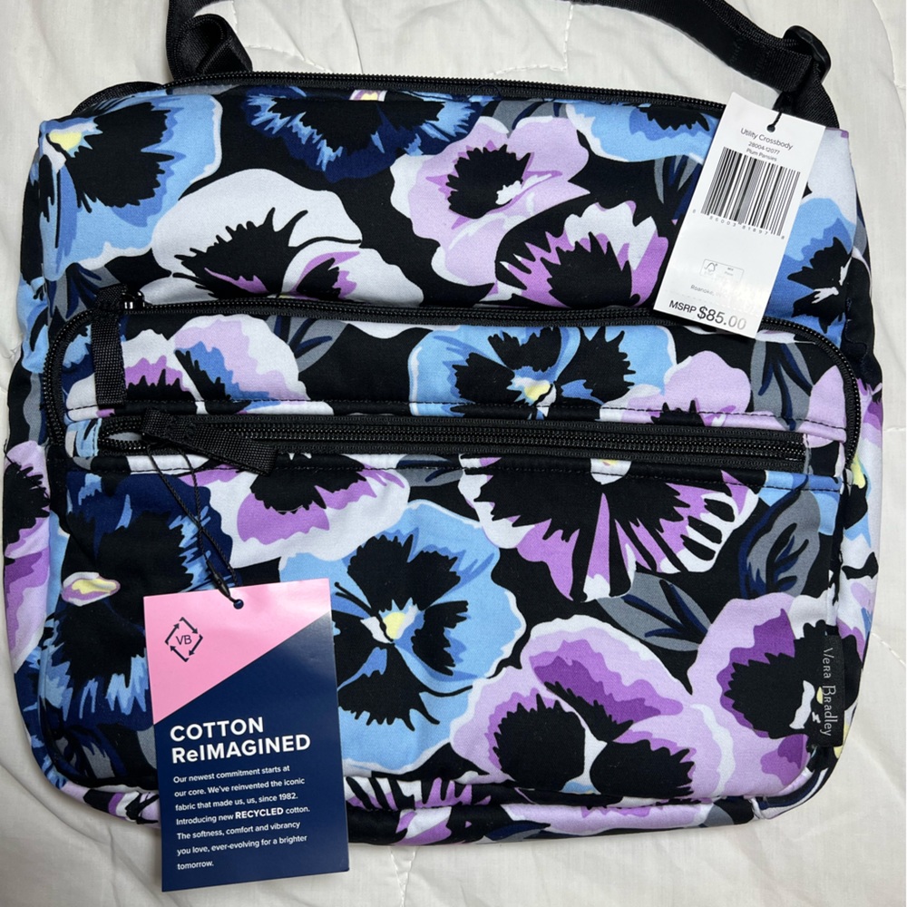 New Vera Bradley cross-body,NWT. Great for spring!Vibrant colors!Don’t miss out!